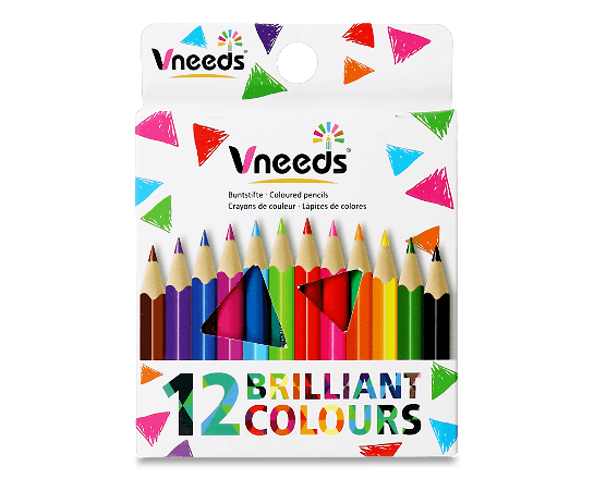 Набір олівців кольорових Мистецтво 12шт LW7