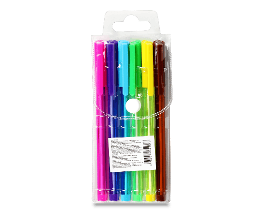 Набір ручок кулькових Мистецтво 6шт LW8