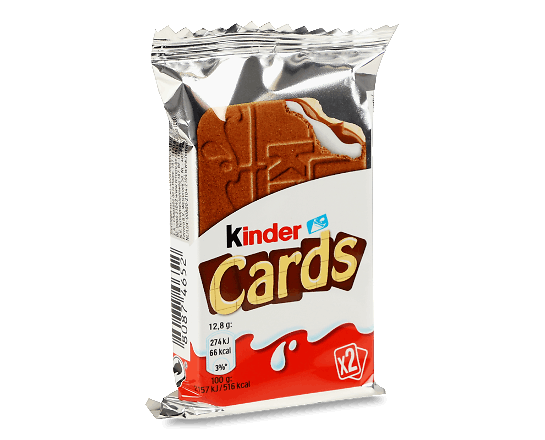 Вафлі Kinder Cards T2