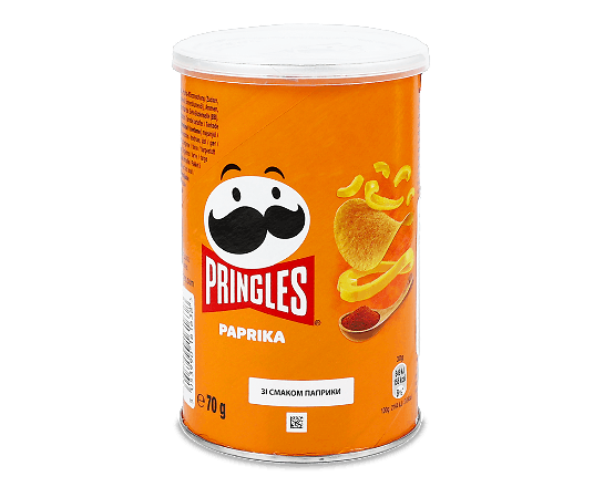 Снек пікантний Pringles зі смаком гостра паприка