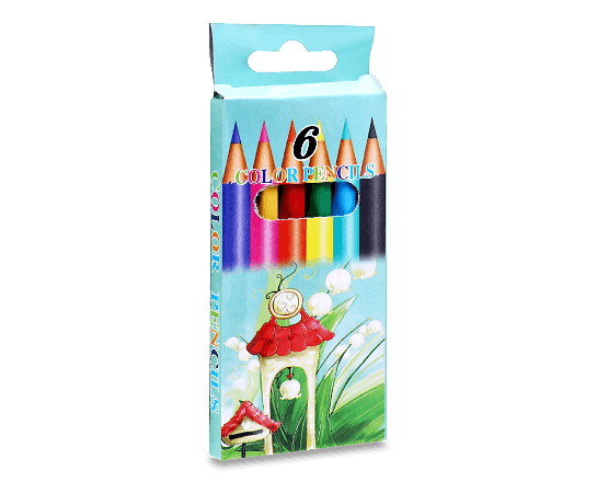 Набір олівців кольорових 6 шт. LW36