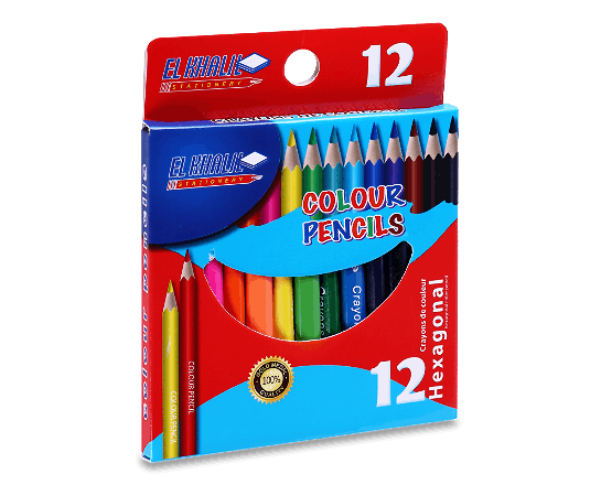 Набір олівців кольорових 12шт LW39