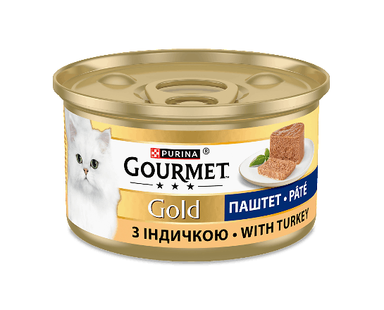 Корм Gourmet Gold мус з індичкою з/б