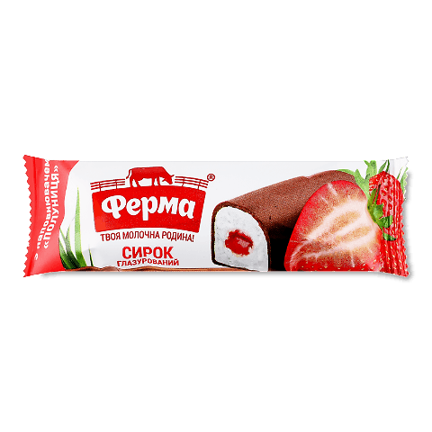 Сирок глазурований Ферма полуниця 23%