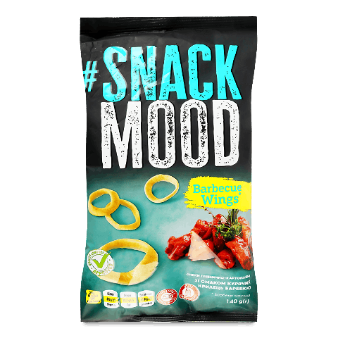 Снек Snack mood пшен-карт смак курячих крил барб