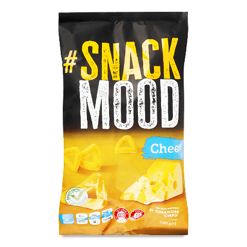Снек Snack mood фігурні вироби зі смаком сиру