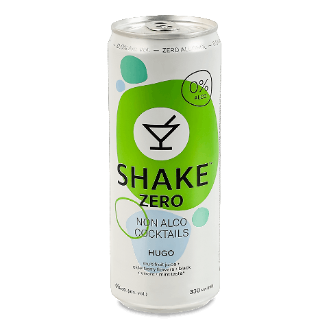 Напій соковмісний Shake Hugo сильногазований з/б