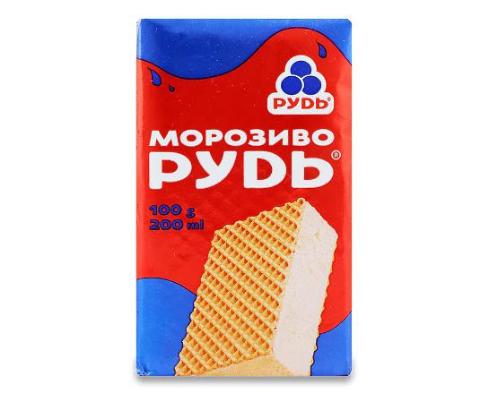 Морозиво Рудь брикет
