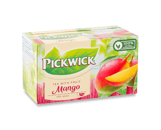 Чай чорний Pickwick ароматизований зі шматочками манго