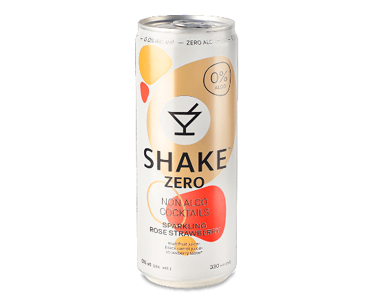 Напій соковмісний Shake Sparkling Strawberry сильногазований з/б