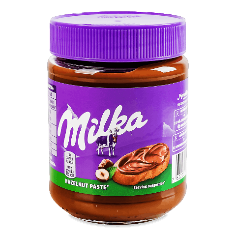 Паста Milka горіхова з фундука з додаванням какао
