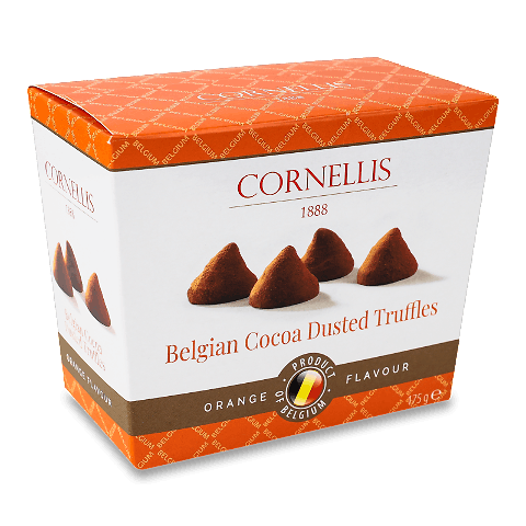 Цукерки Cornellis Трюфель зі смаком апельсину
