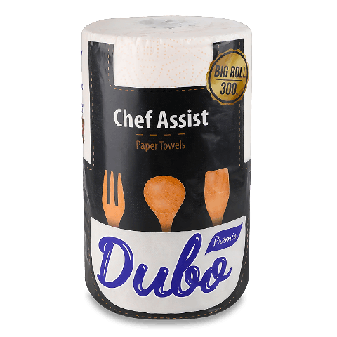 Рушники паперові «Диво» Premio Chef Assist 3-шарові 300 аркушів