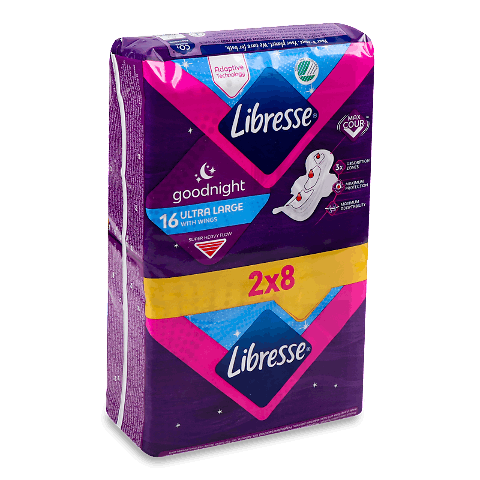 Прокладки Libresse Ultra Goodnight soft