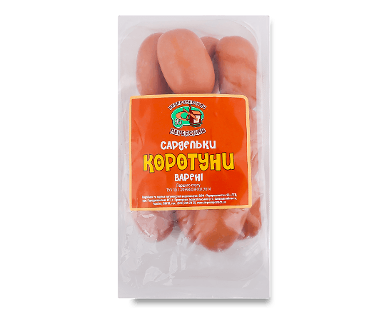 Сардельки «Укрпромпостач» «Коротуни» н/о 1 ґ