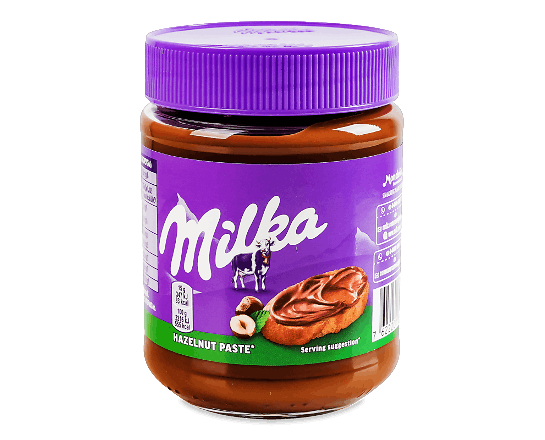 Паста Milka горіхова з фундука з додаванням какао