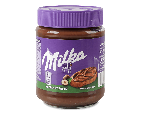 Паста Milka горіхова з фундука з додаванням какао