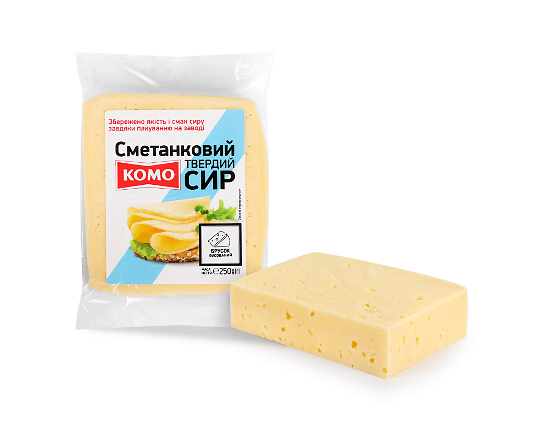Сир «Комо» «Сметанковий» 50% порційний