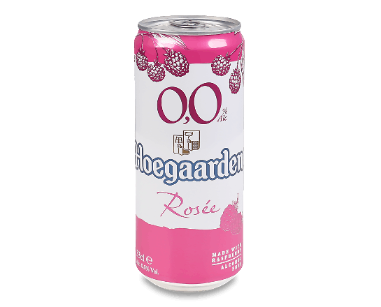 Пиво Hoegaarden Rosee світле безалкогольне з/б