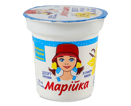 Десерт сирковий «Марійка» ваніль 5%