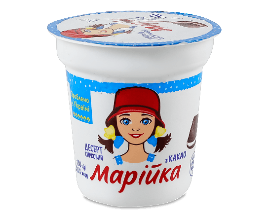 Десерт сирковий «Марійка» какао 5%