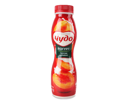 Йогурт «Чудо» персик-абрикос 2,5%