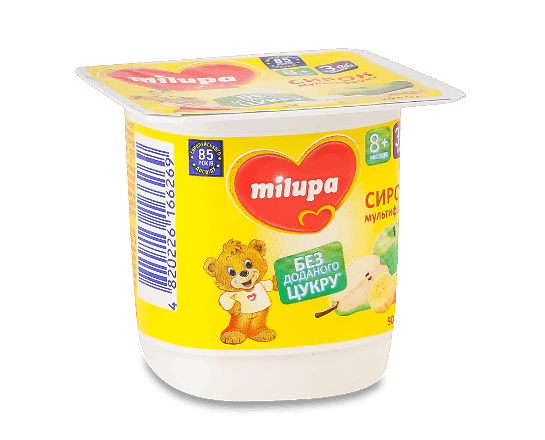 Сирок Milupa «Мультифрукт» з біфідобактеріями 3%