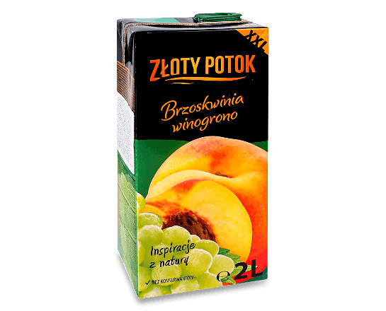 Напій соковмісний Zloty Potok Персиково-виноградн