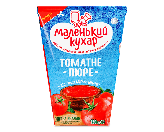 Пюре томатне «Маленький кухар»