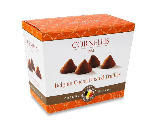 Цукерки Cornellis Трюфель зі смаком апельсину