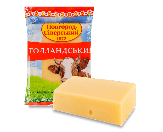 Сир Новгород-Сіверський Голландський 45% порційний