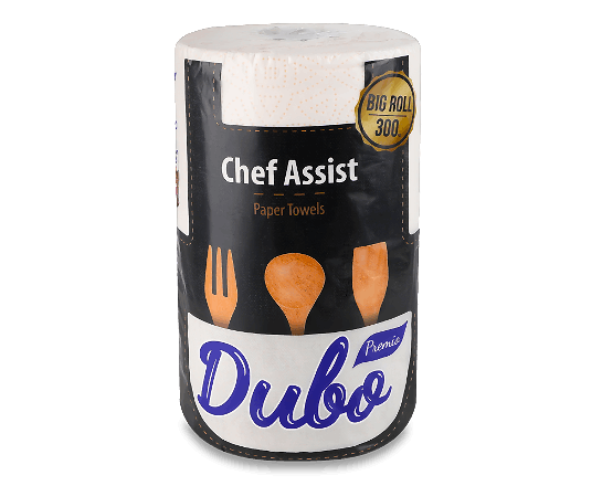 Рушники паперові «Диво» Premio Chef Assist 3-шарові 300 аркушів