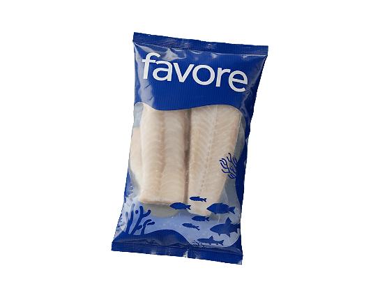 Минтай Favore філе с/м в глазурі фасований