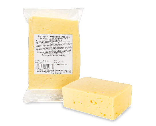 Сир Пирятин Український класичний 50% фас