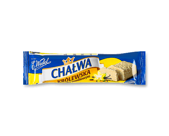 Халва E.Wedel кунжутна зі смаком ванілі