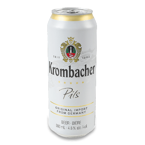 Пиво Krombacher Pils світле з/б