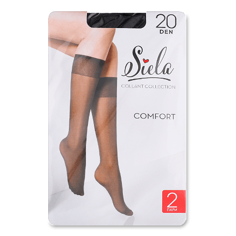 Гольфи жіночі Siela Comfort 20 den nero р.23-25
