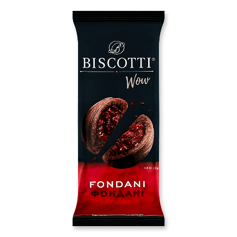 Печиво Biscotti Wow Fondani здобне пісочно-відсадне
