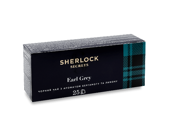 Чай чорний Sherlock Secrets Earl Grey