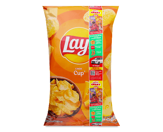 Чипси Lay's картопляні зі смаком сиру