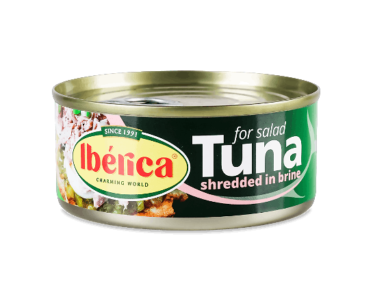 Тунець Iberica салатний у власному соку