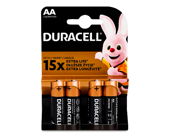 Батарейки Duracell Basic AA MN1500