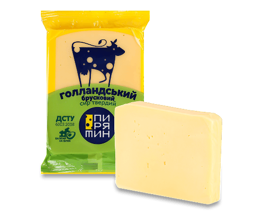 Сир Пирятин Голандський твердий 45%