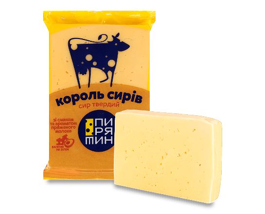 Сир Пирятин Король сирів твердий 50%