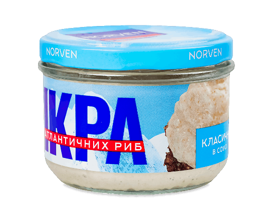 Ікра атлантичних риб Norven у білому соусі класична
