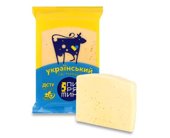 Сир Пирятин Український твердий 50%