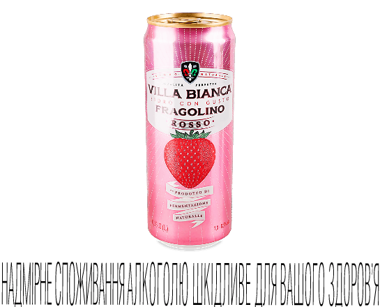 Сидр Villa Bianca Fragolino Rosso з/б