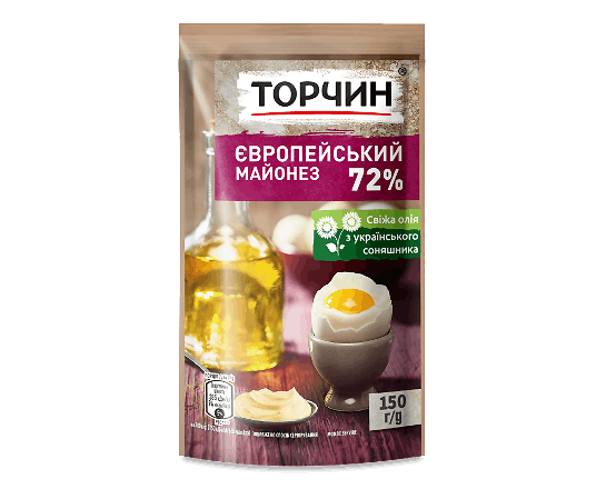 Майонез Торчин Європейський 72% д/п