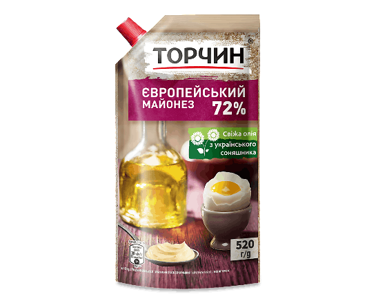 Майонез Торчин Європейський 72% д/п