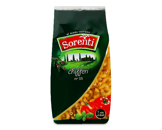Вироби макаронні Sorenti Chifferi
